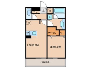 セレンディピティ堅田の物件間取画像